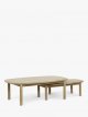 Nesting Garden Coffee Tables, Set of 2, (Acacia Wood), Natural