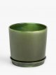 Contemporary Glazed Stoneware Planter, 19.5cm